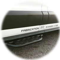 Fabrication d’accessoires pour véhicules récréatifs en aluminium sur mesure au Québec